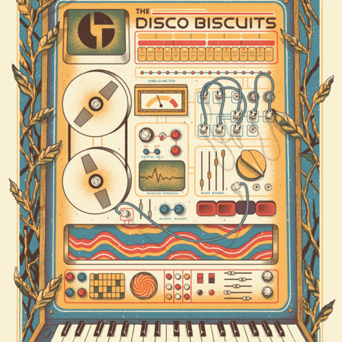 Disco Biscuits Fillmore Poster Gigposter by Paul Kreizenbeck