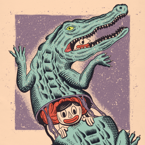 Alligator Illustration by Paul Kreizenbeck